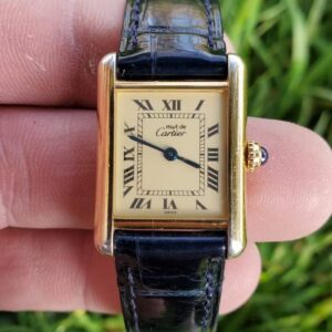 Cartier Tank Vermeil - Sterling Silver 925 - Timeless Elegance