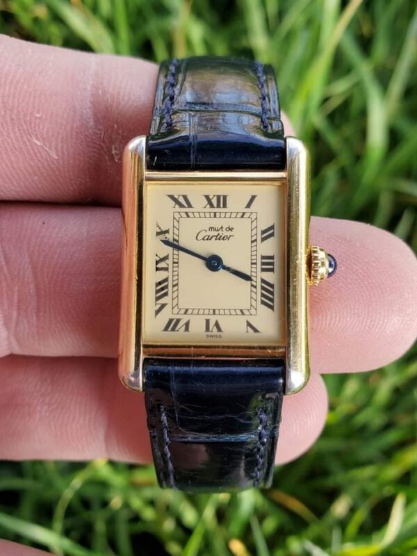 Cartier Tank Vermeil - Sterling Silver 925 - Timeless Elegance